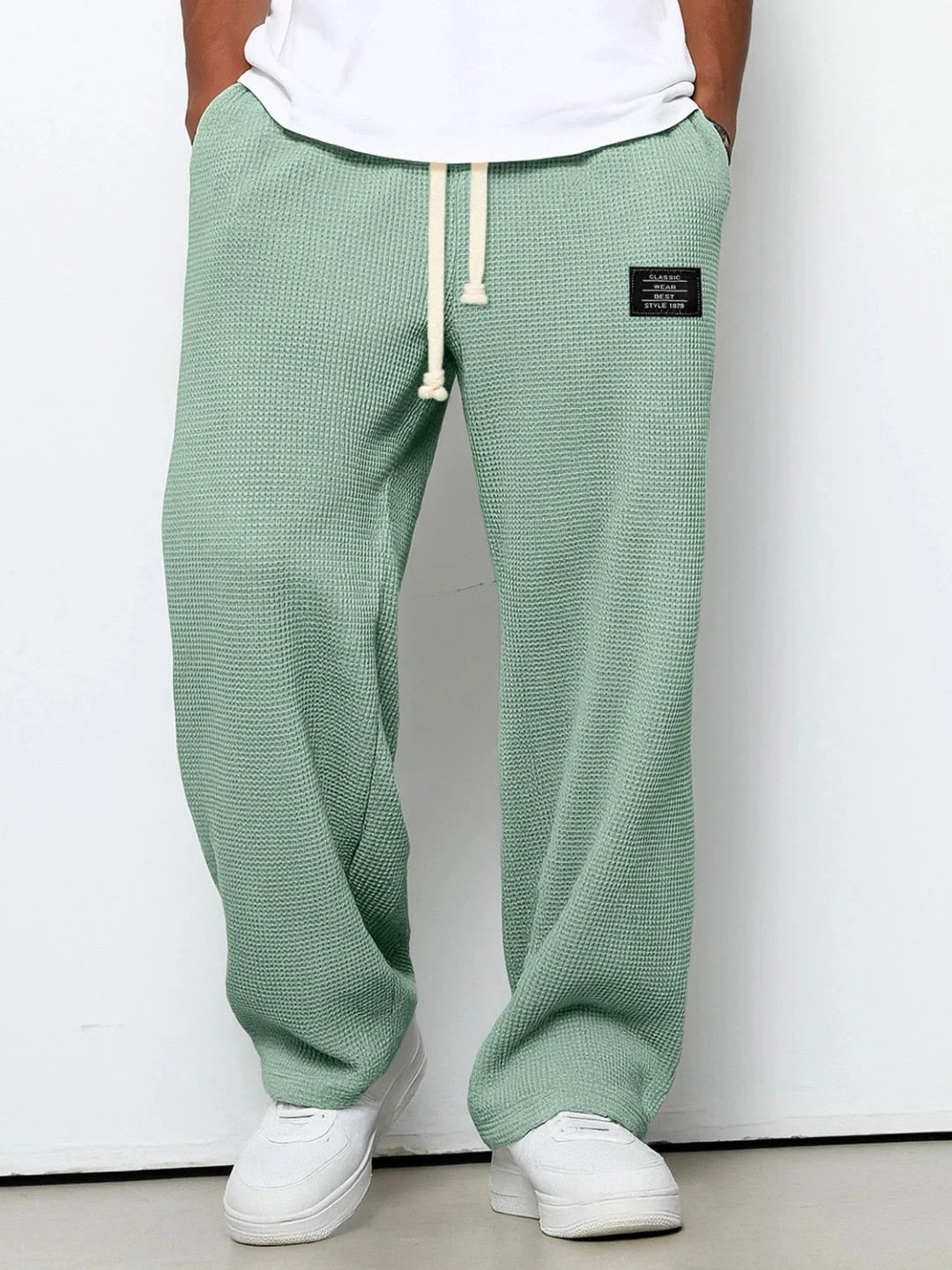 Men's Relaxed Fit Trousers | Adjustable Waist Breathable Fabric 5