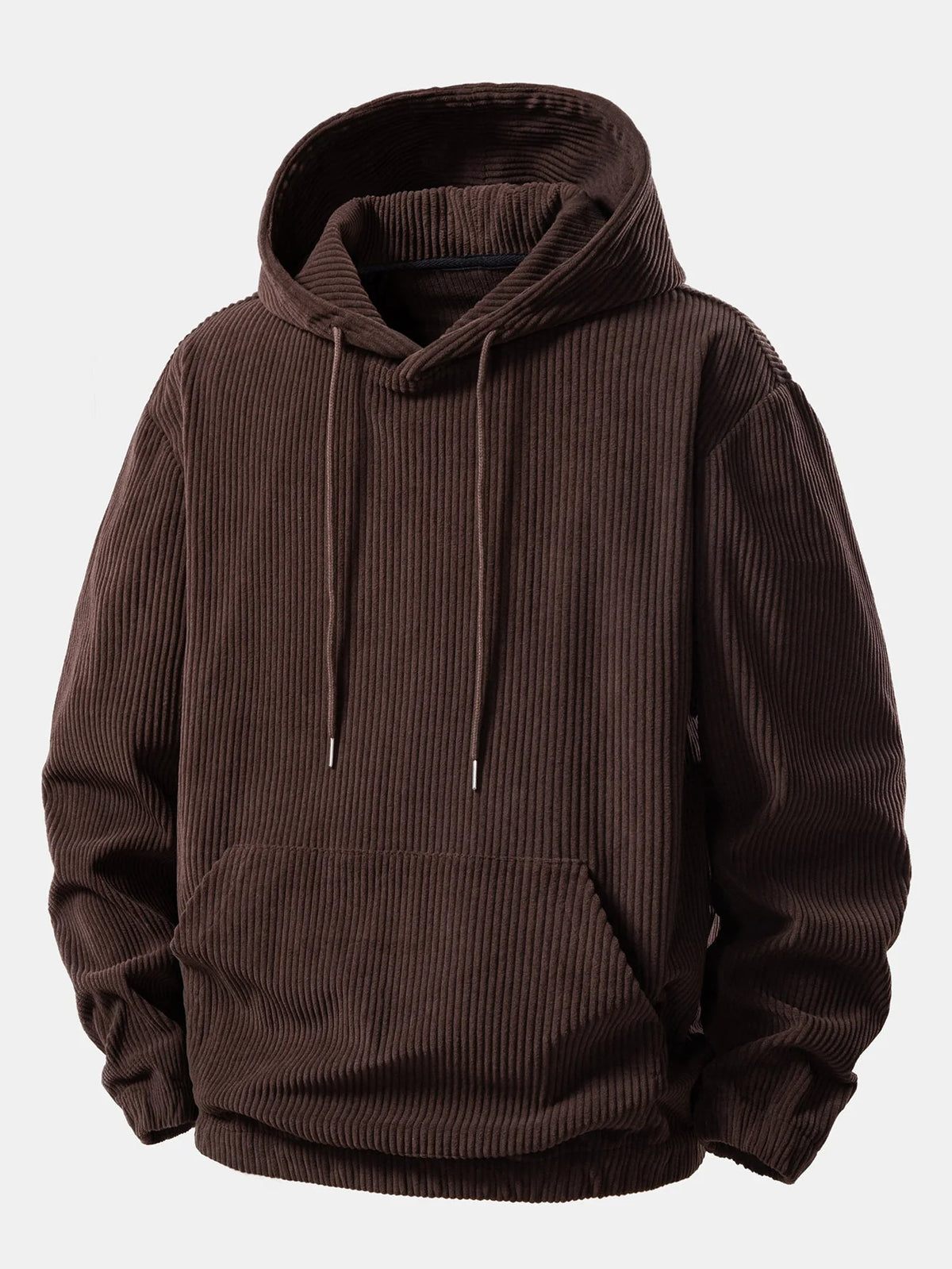 Men's Ribbed Corduroy Tracksuit | Hoodie and Tapered Joggers 3