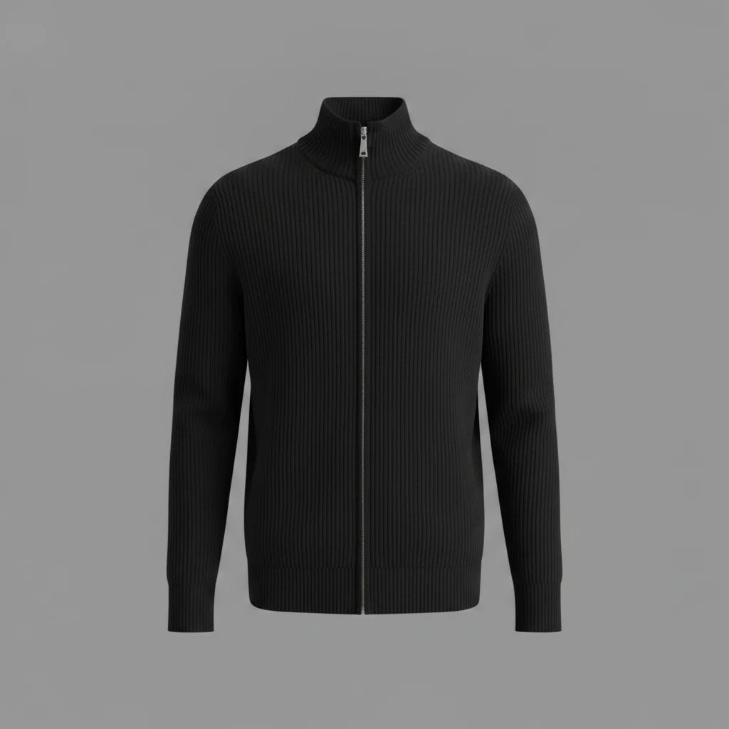 Men's Slim-Fit Zip Cardigan | Men's Cardigan Sweater 4