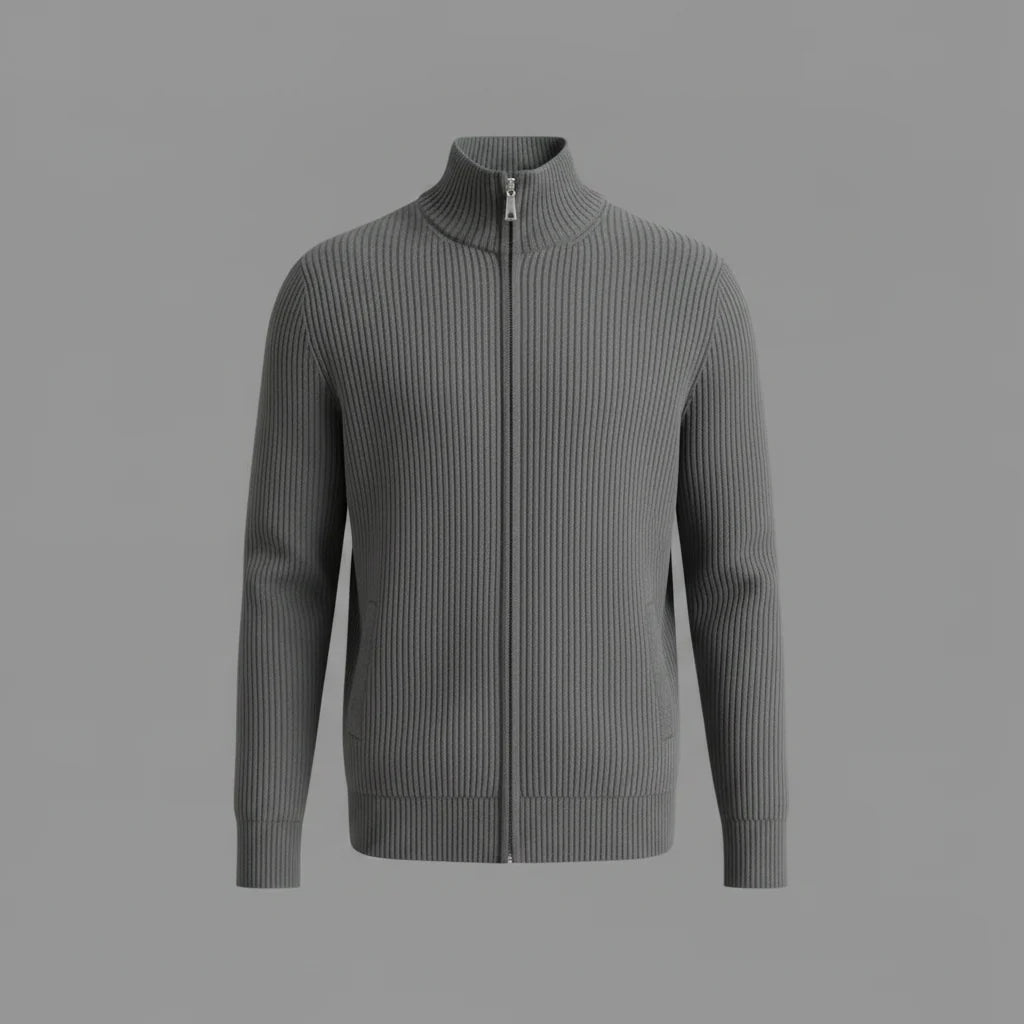 Men's Slim-Fit Zip Cardigan | Men's Cardigan Sweater 5