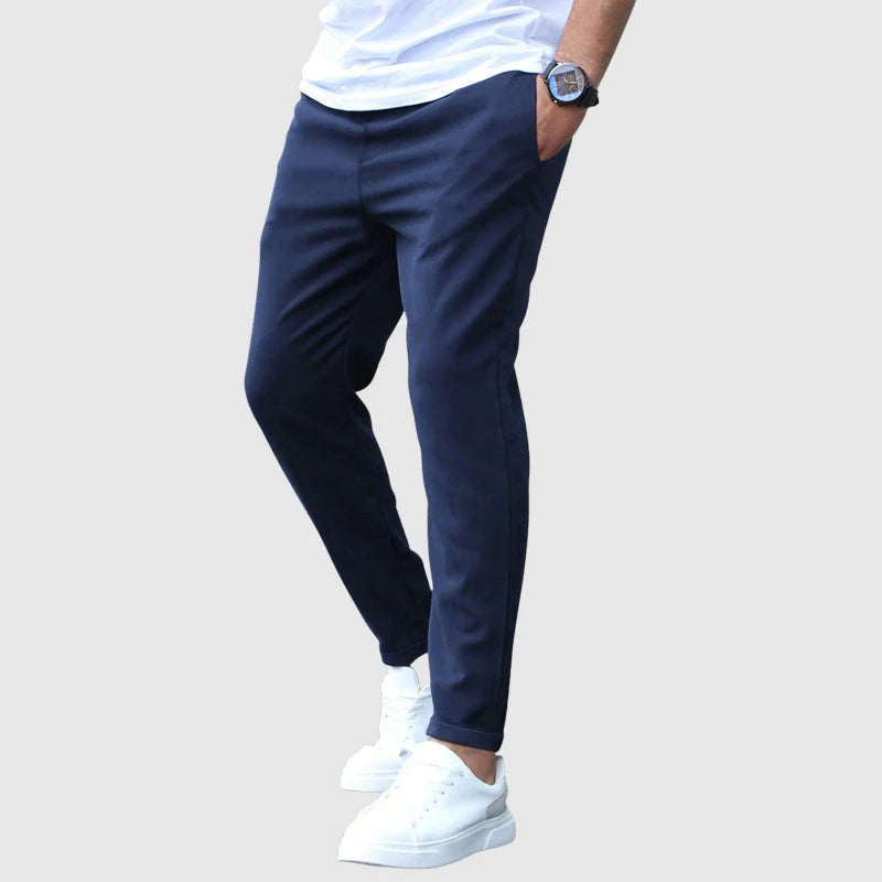 Men's Slim Fit Stretch Drawstring Pants 3