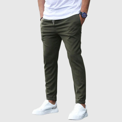 Men's Slim Fit Stretch Drawstring Pants 4