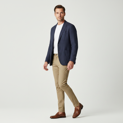 Men's Slim Fit Stretch Trousers 4