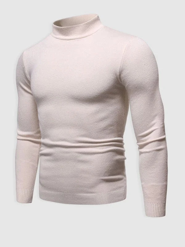 Men's Slim Fit Turtleneck Sweater | Knit Pullover 2