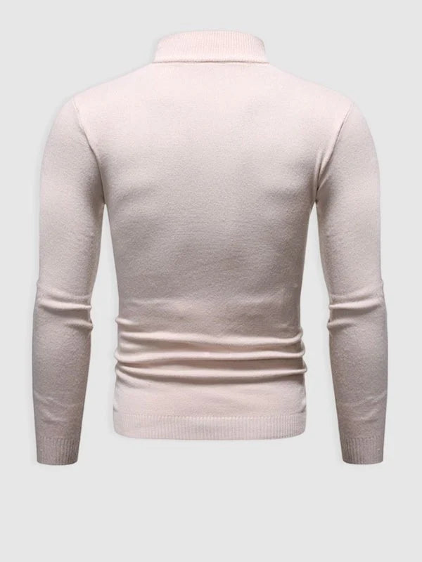 Men's Slim Fit Turtleneck Sweater | Knit Pullover 6