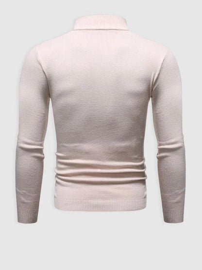 Men's Slim Fit Turtleneck Sweater | Knit Pullover 6