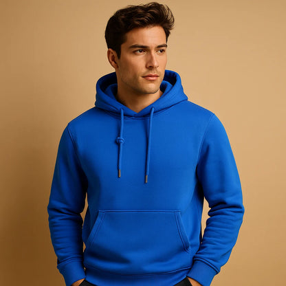 Men's Soft Pullover Hoodie with Kangaroo Pocket Casual 5