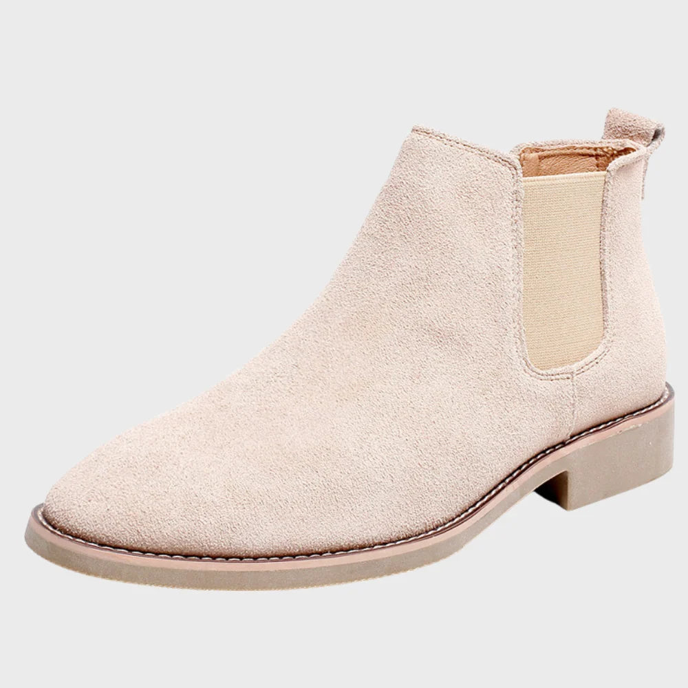 Men's Suede Chelsea Boots | Ankle High Slip-On Footwear 2