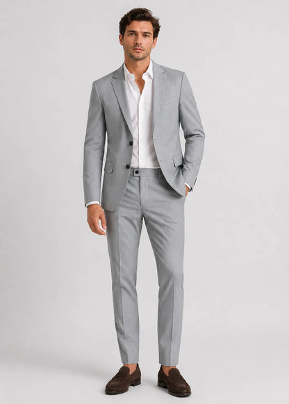 Men's Tailored Two-Piece Wedding Suit Formal Occasion 1