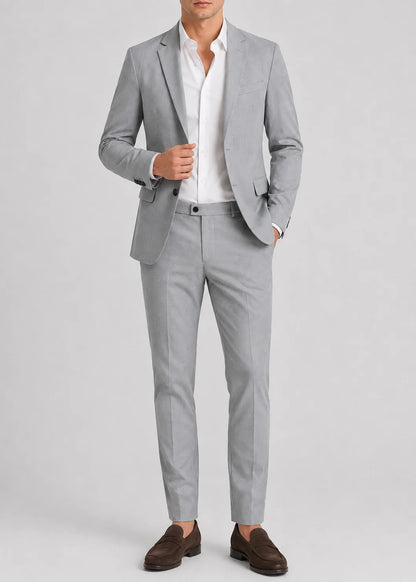 Men's Tailored Two-Piece Wedding Suit Formal Occasion 15