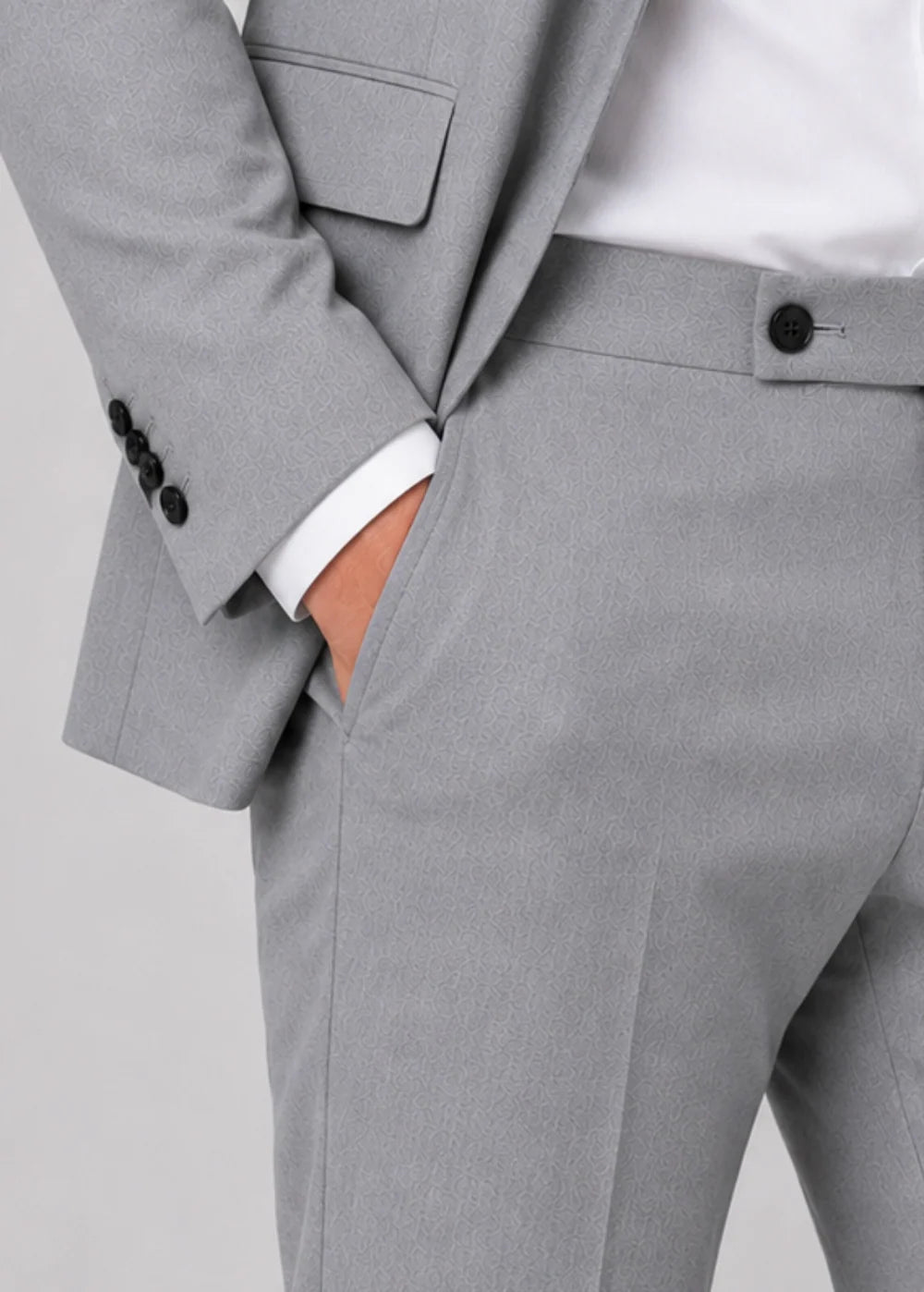 Men's Tailored Two-Piece Wedding Suit Formal Occasion 6