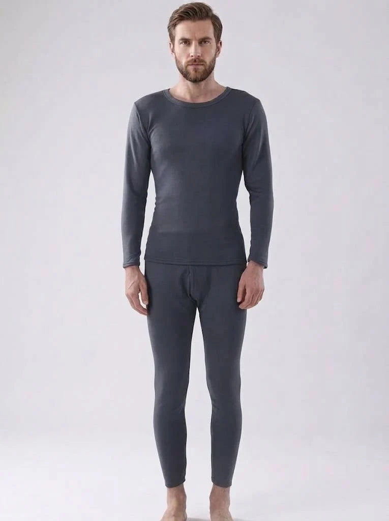 Men's Thermal Base Layer Set | Long-Sleeve Top & Fitted Trousers 1