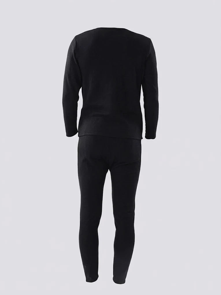 Men's Thermal Base Layer Set | Long-Sleeve Top & Fitted Trousers 3