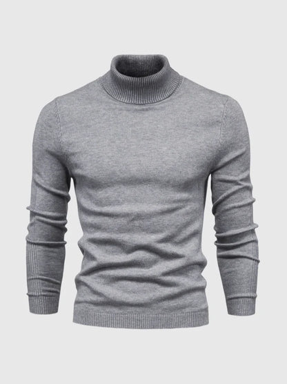 Men's Turtleneck Sweater | Slim-Fit Fine-Knit Design 4