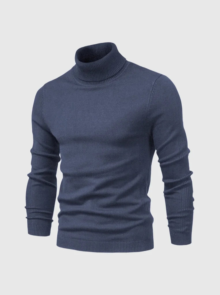 Men's Turtleneck Sweater | Slim-Fit Fine-Knit Design 5