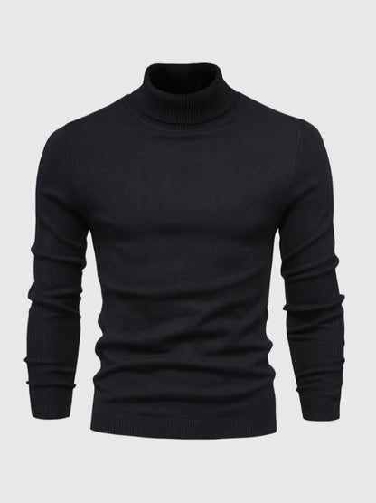 Men's Turtleneck Sweater | Slim-Fit Fine-Knit Design 2