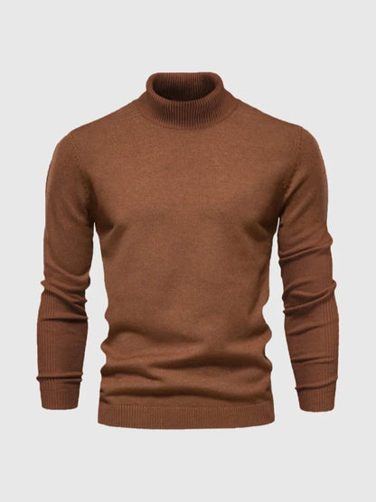 Men's Turtleneck Sweater | Slim-Fit Fine-Knit Design 3