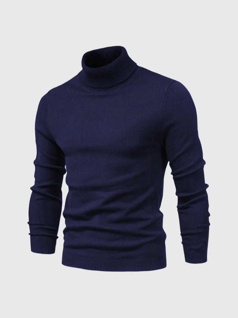 Men's Turtleneck Sweater | Slim-Fit Fine-Knit Design 7