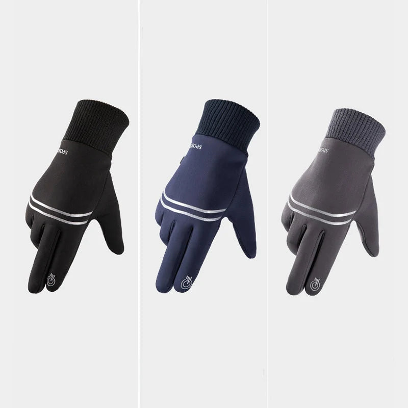 Men's Waterproof Touchscreen Winter Gloves | Polar-Fleece Snow Gloves 3