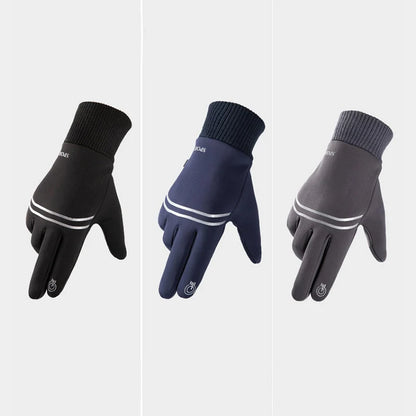 Men's Waterproof Touchscreen Winter Gloves | Polar-Fleece Snow Gloves 3