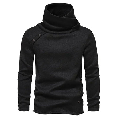 Men's Winter Funnel-Neck Sweater Long-Sleeve Pullover 1