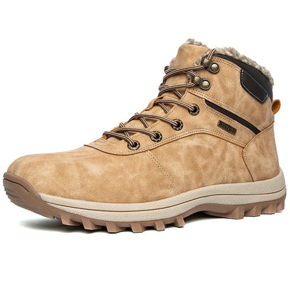 Men's Winter Hiking Boots with Plush Lining 0