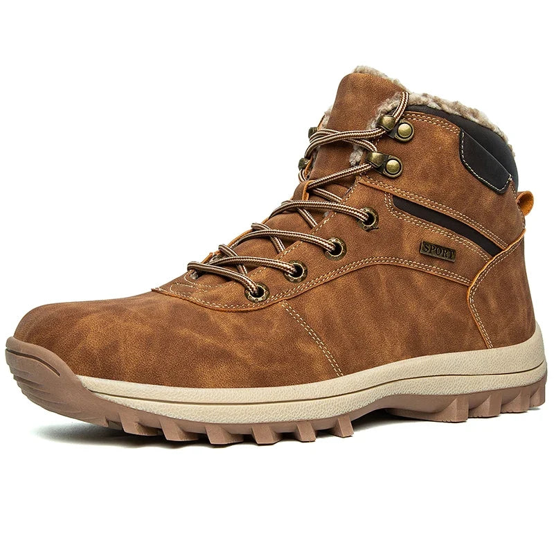 Men's Winter Hiking Boots with Plush Lining 2