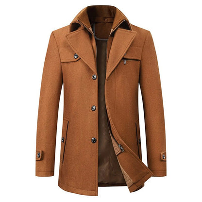 Men's Wool Overcoat | Men's Winter Coat 0