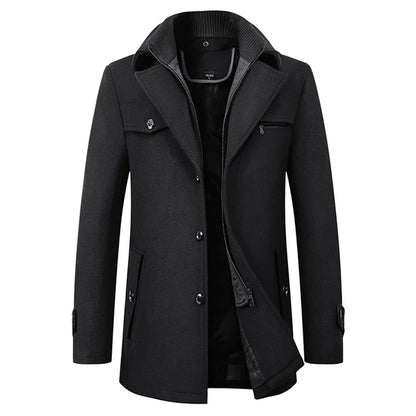 Men's Wool Overcoat | Men's Winter Coat 1