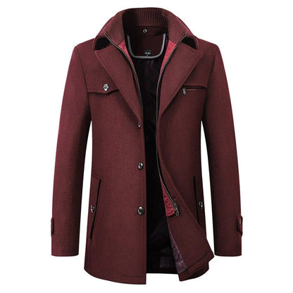 Men's Wool Overcoat | Men's Winter Coat 2