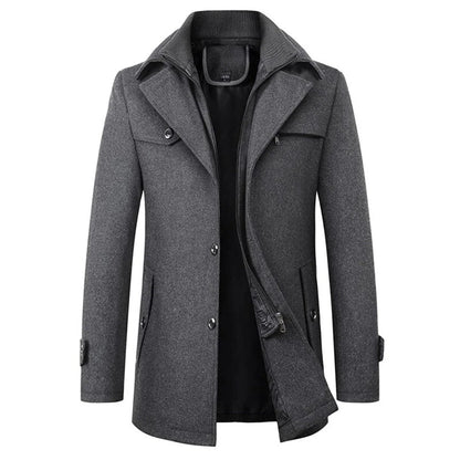 Men's Wool Overcoat | Men's Winter Coat 3