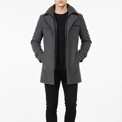 Men's Wool Overcoat | Men's Winter Coat 7