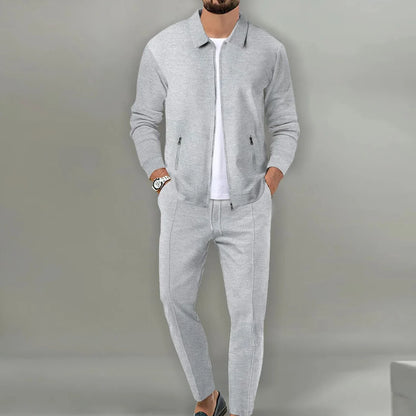 Men's Zip-Up Two Piece Set | Casual Co-Ord Suit 4