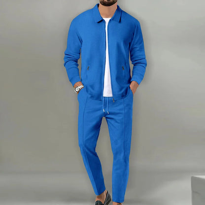 Men's Zip-Up Two Piece Set | Casual Co-Ord Suit 5