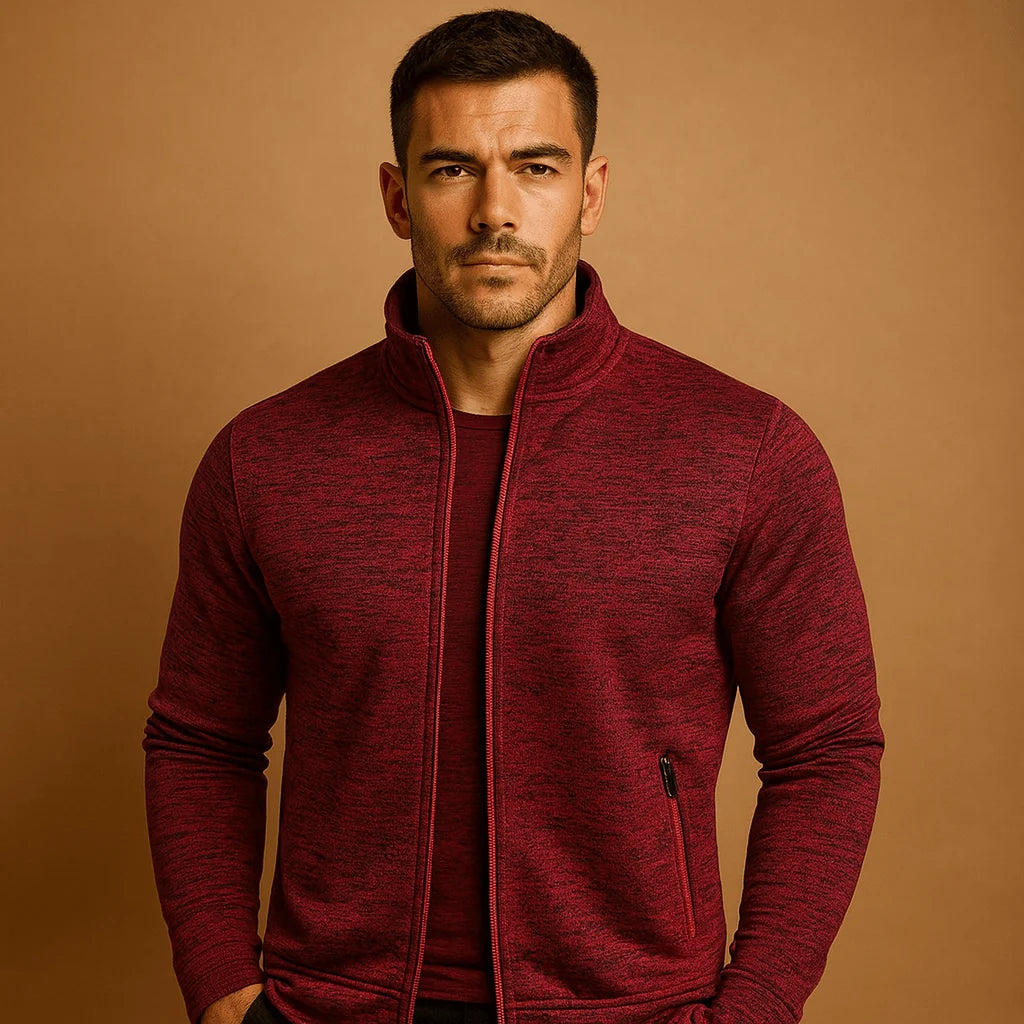 Men's Zip Up Cardigan | Lightweight Full-Zip Midlayer Sweater 0