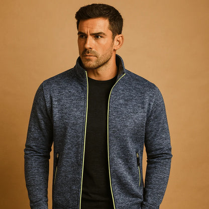 Men's Zip Up Cardigan | Lightweight Full-Zip Midlayer Sweater 1