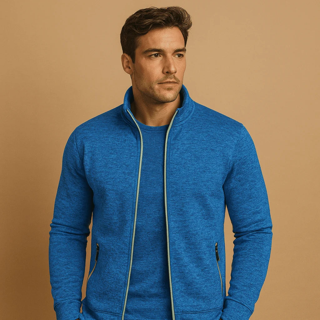 Men's Zip Up Cardigan | Lightweight Full-Zip Midlayer Sweater 2