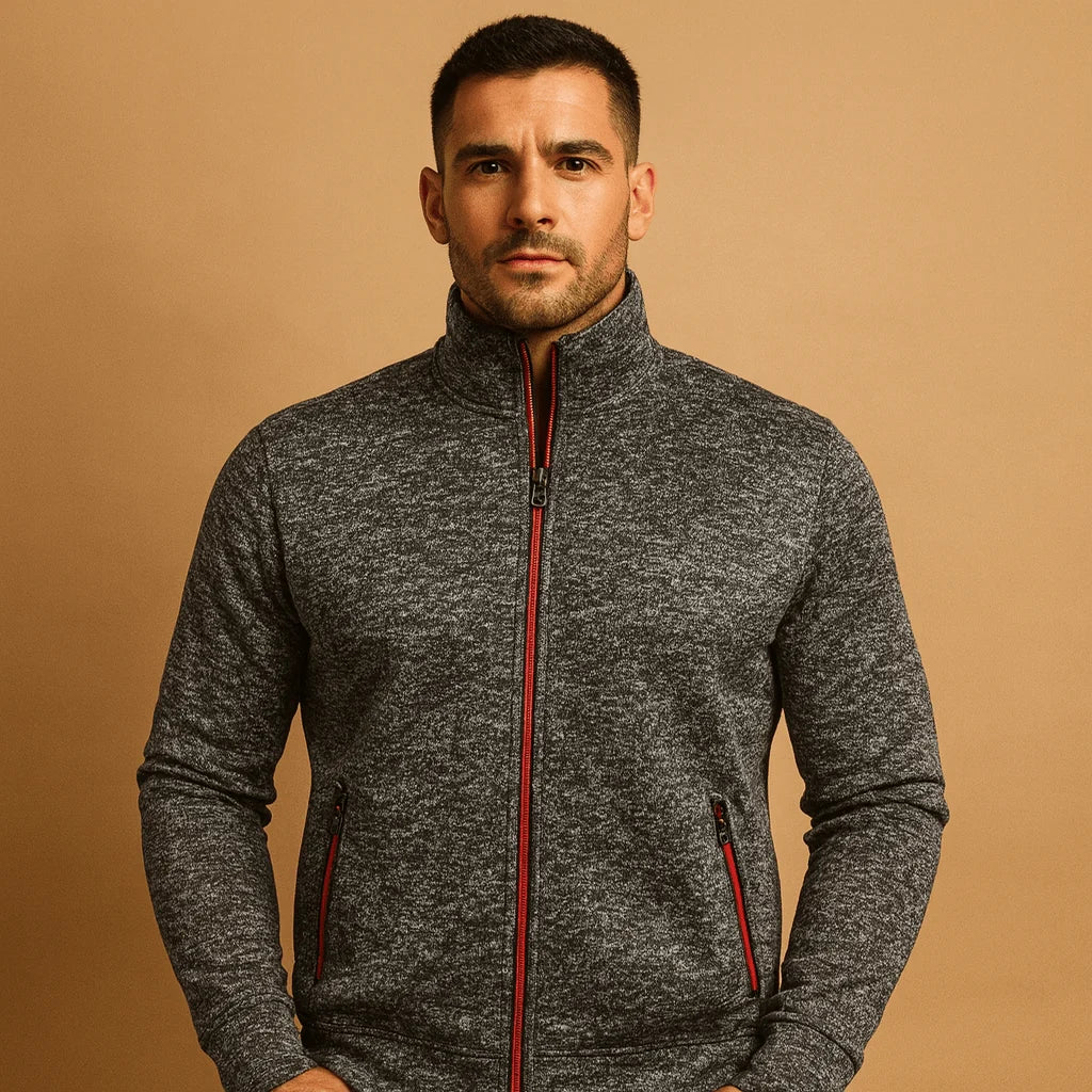 Men's Zip Up Cardigan | Lightweight Full-Zip Midlayer Sweater 5