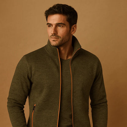 Men's Zip Up Cardigan | Lightweight Full-Zip Midlayer Sweater 6