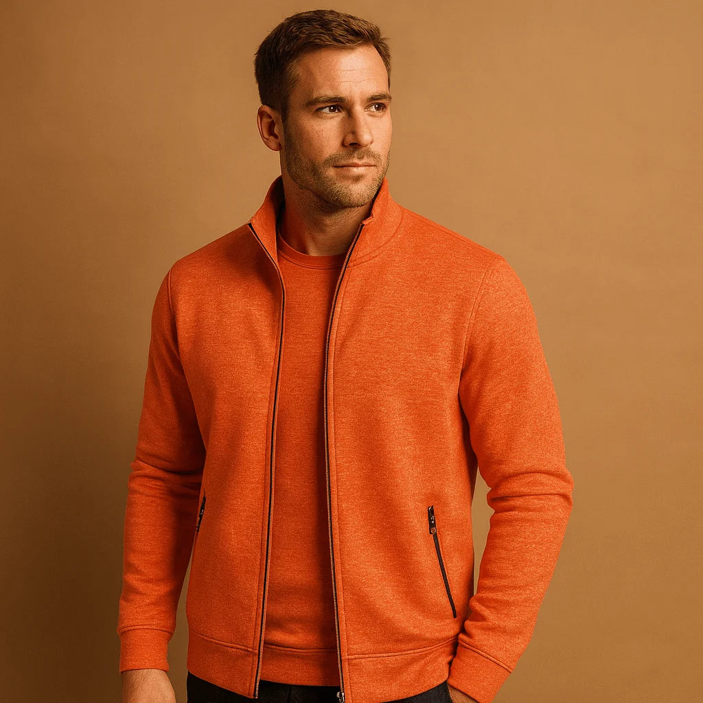 Men's Zip Up Cardigan | Lightweight Full-Zip Midlayer Sweater 7