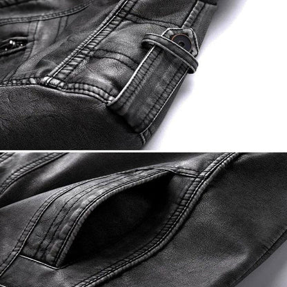 Midnight Biker Jacket | Vegan Leather Motorcycle Jacket 2