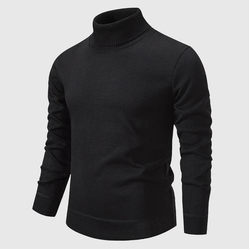 Modern Turtleneck Sweater | Soft Knit Poly-Blend 1