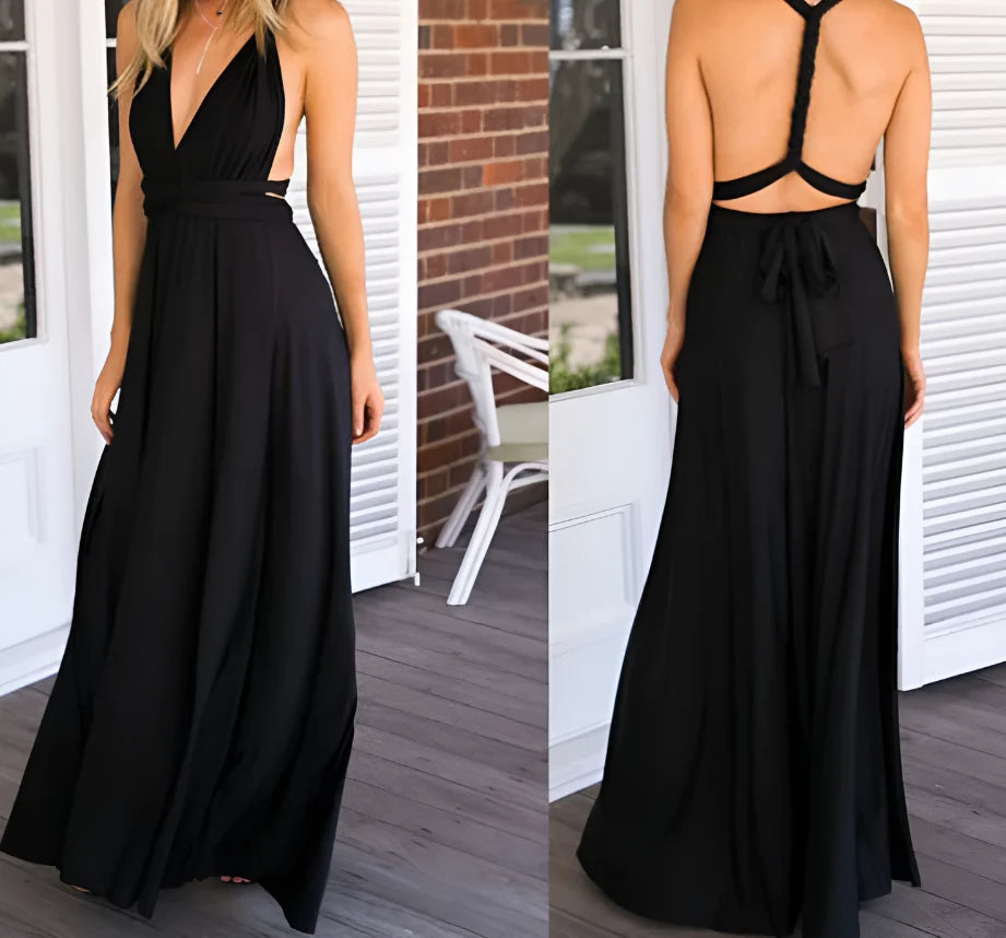 Multiway Wrap Maxi Dress | Women's Cocktail Dress 2