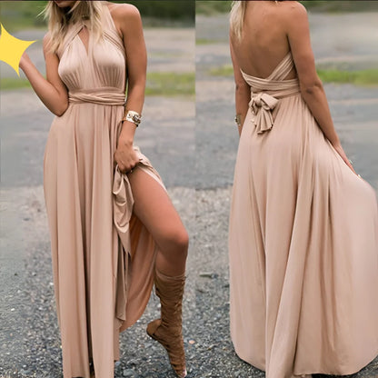 Multiway Wrap Maxi Dress | Women's Cocktail Dress 7