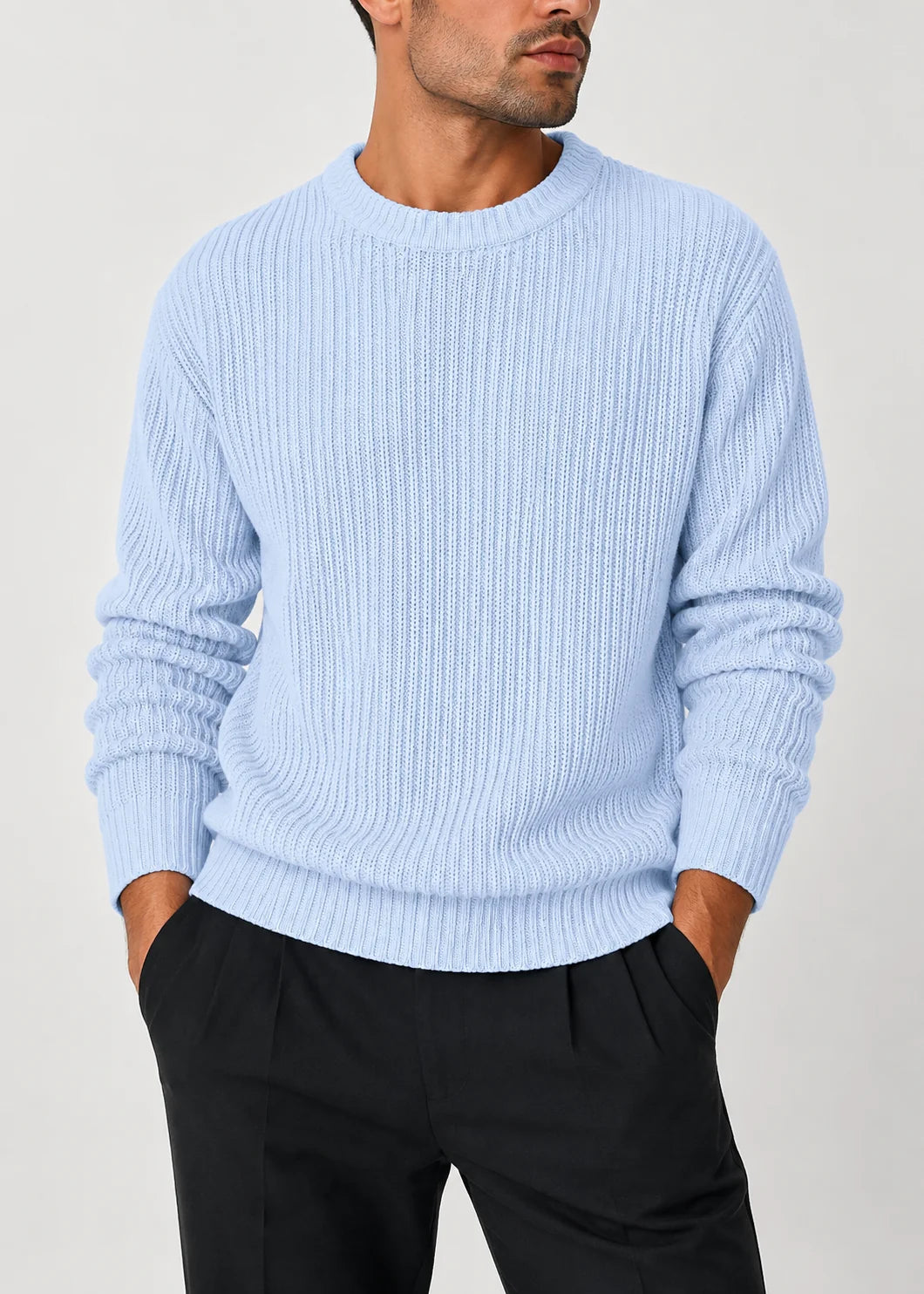 Oversized Knitted Jumper | Polyester Pullover Sweater 10
