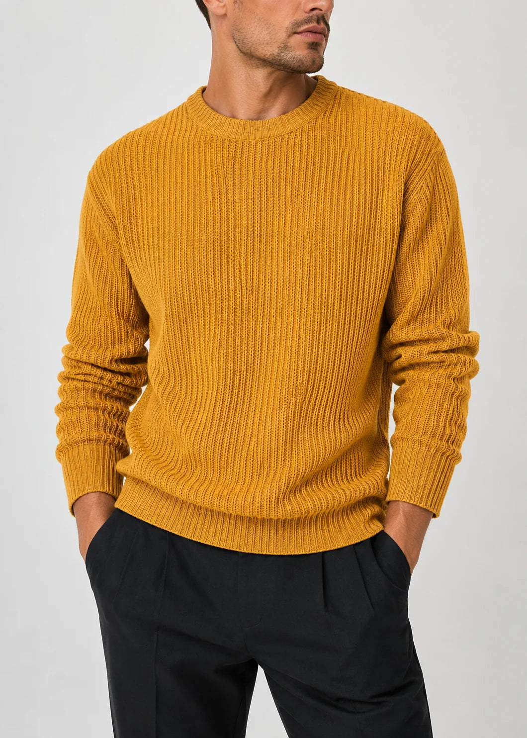 Oversized Knitted Jumper | Polyester Pullover Sweater 12