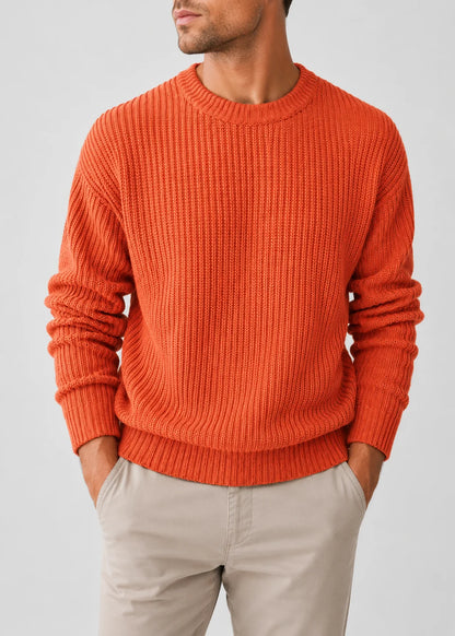 Oversized Knitted Jumper | Polyester Pullover Sweater 14