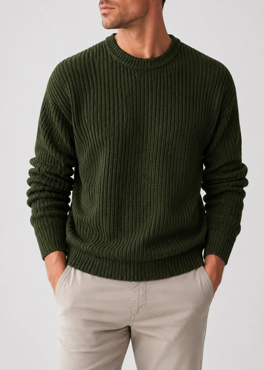 Oversized Knitted Jumper | Polyester Pullover Sweater 16