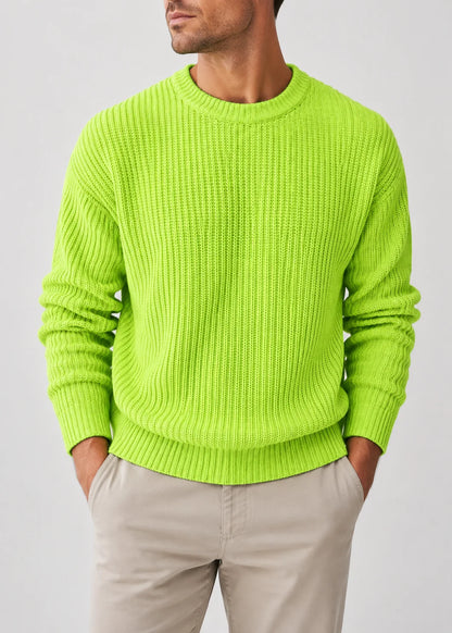 Oversized Knitted Jumper | Polyester Pullover Sweater 17