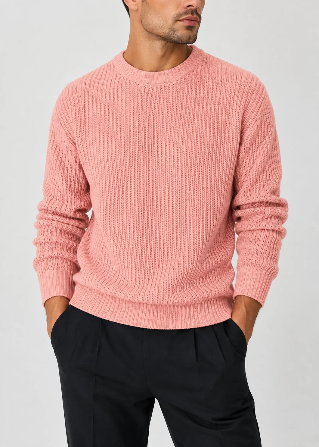 Oversized Knitted Jumper | Polyester Pullover Sweater 18